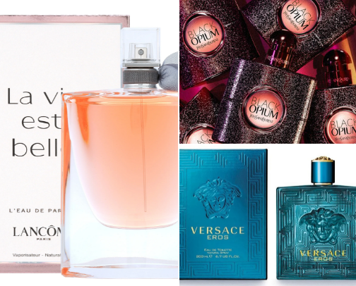 Parfums cover photo collage