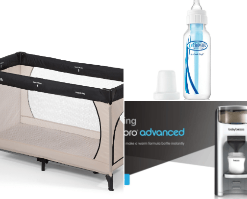 Baby essentials cover photo collage