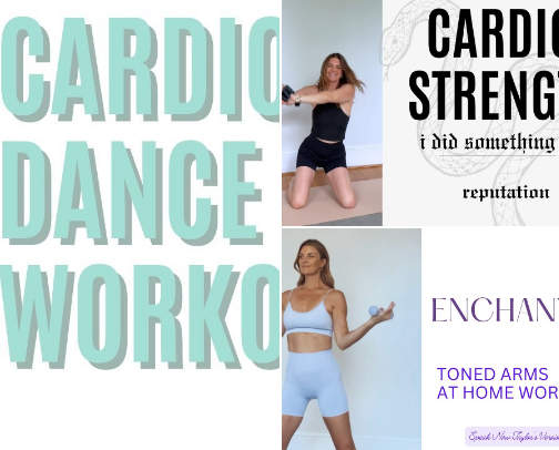 My Top 12 Taylor Swift songs to Workout to cover photo collage