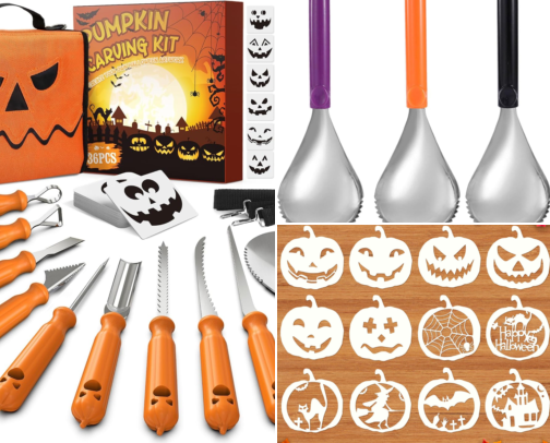 Pumpkin Carving Tools & Essentials for a Fun Halloween cover photo collage