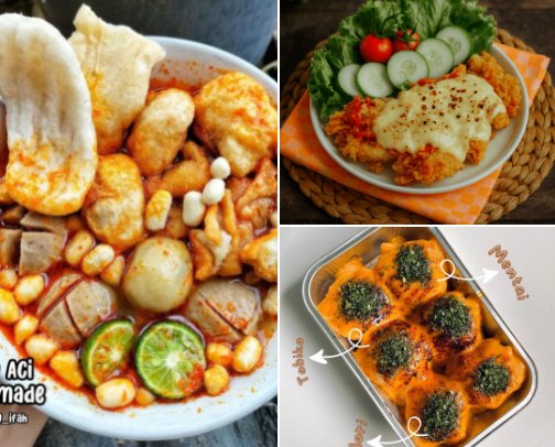 Makanan Indonesia Terviral di TikTok 2026, Wajib Dicoba karena Lagi Trending! cover photo collage