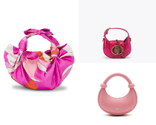 Pretty in Pink Purses cover photo collage