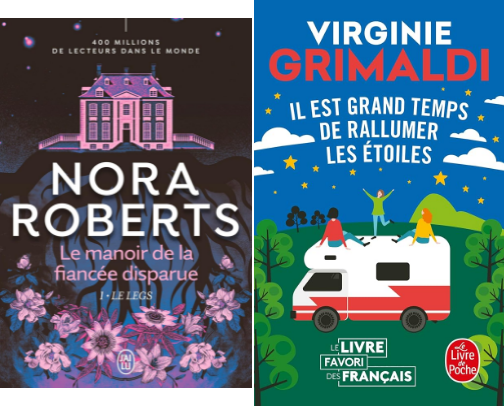🇫🇷📚Favorite books in French - E-BOOK cover photo collage