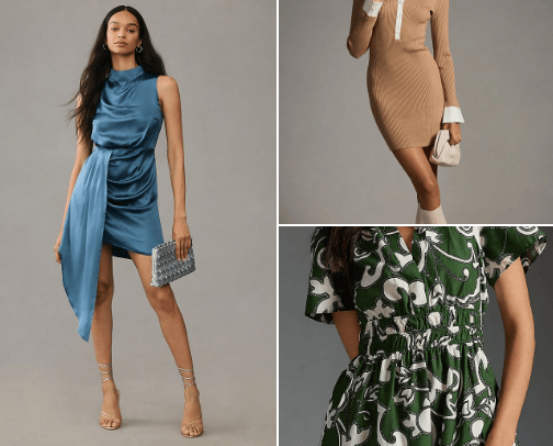 Women`s Dresses cover photo collage