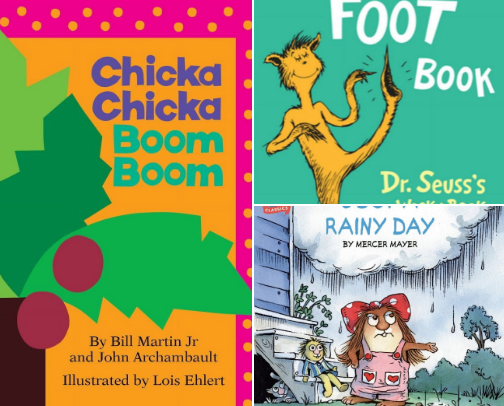 Books for kids under 5 that I will forever recommend!! cover photo collage
