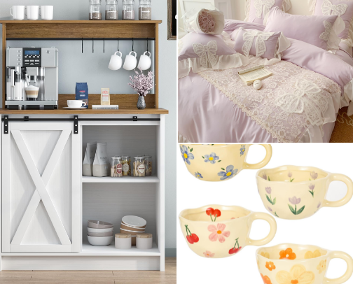 Home Aesthetic Finds cover photo collage