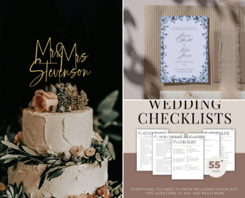 Etsy must-haves for the DIY Bride cover photo collage