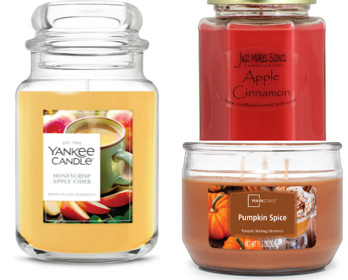 Best fall candles!! cover photo collage