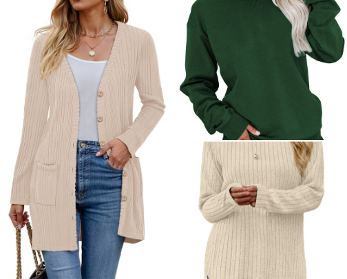 The Warmest, Coziest Sweaters to Live In This Winter cover photo collage