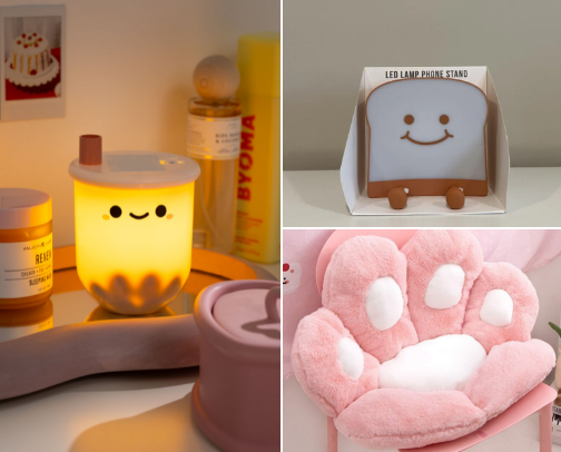 💖 Kawaii Home Goods: Pastel Perfection & Cute Comfort cover photo collage