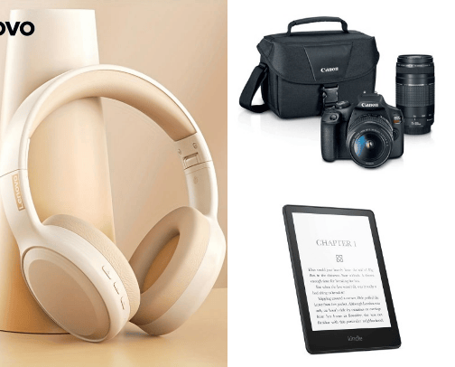 Electronics must haves. cover photo collage