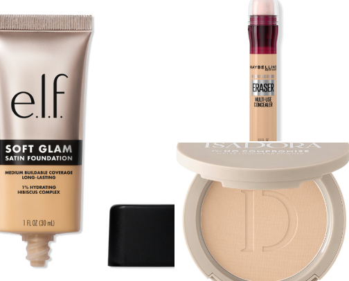 Best concealers and foundations as a girl with acne and spots🤍 cover photo collage