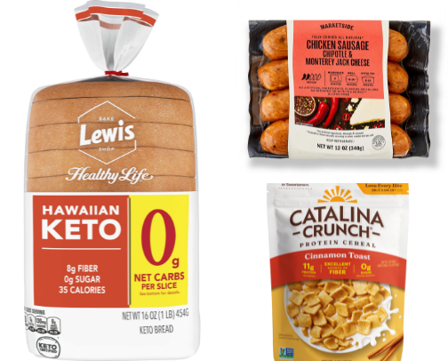 Low Calorie High Protein food finds cover photo collage