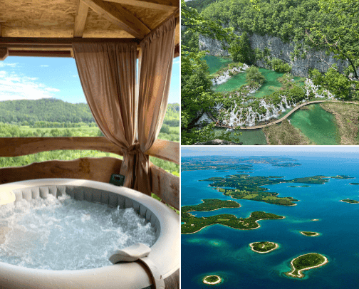 travel destinations cover photo collage