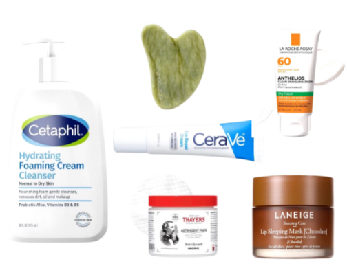 Skincare classics cover photo collage