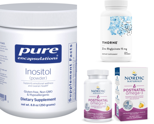 Micronutrients that are usually depleted in postpartum women - supps I take cover photo collage