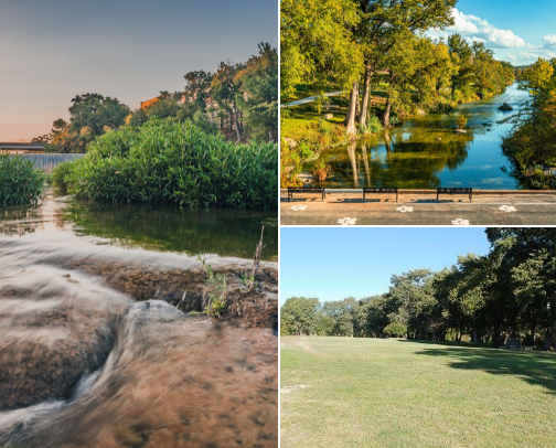 Guadalupe River Parks cover photo collage