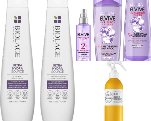 Hair care cover photo collage