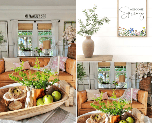 Spring Favorites Decor cover photo collage