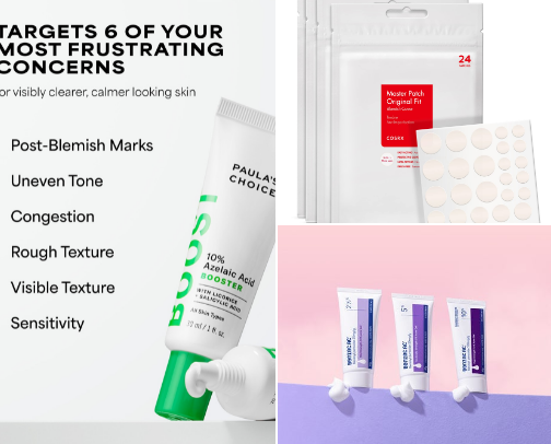Break Free From Blemishes 🔴 cover photo collage