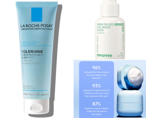 my skincare routine for dry skin cover photo collage