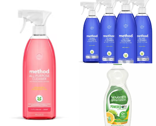 Natural cleaning products that I love cover photo collage