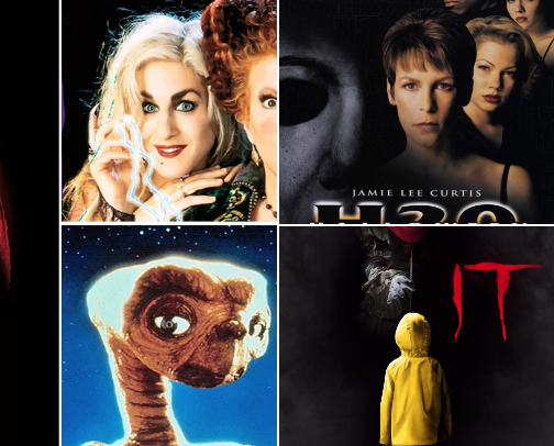 Halloween Movies cover photo collage