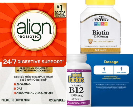 Your health comes first, daily supplement for happy life. cover photo collage