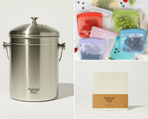 Eco Living/Zero Waste Essentials cover photo collage