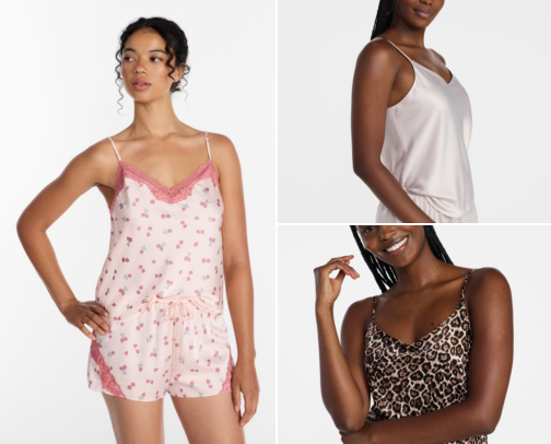 Top 10 Satin Cami and Shorts Sets cover photo collage