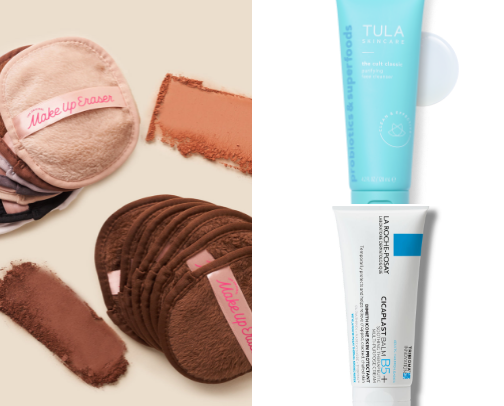 My skincare routine cover photo collage