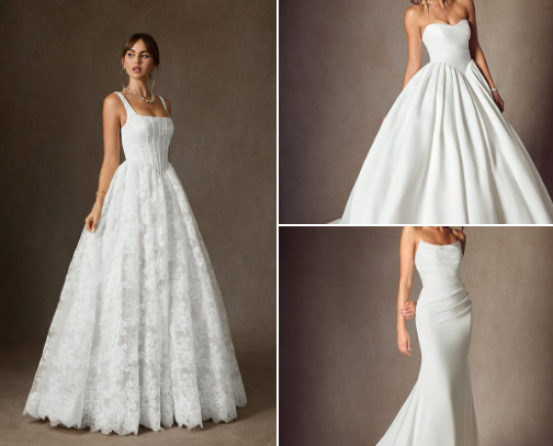 Affordable Azazie Wedding Dresses! cover photo collage