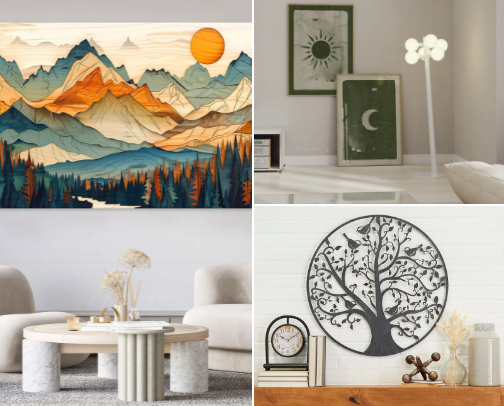 Wall decoration for your home! 🤍 cover photo collage