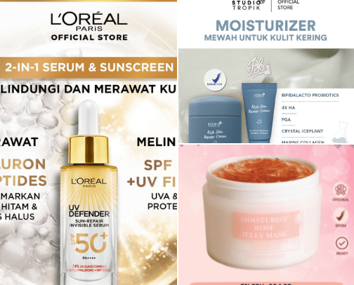 Skincare Favorite cover photo collage