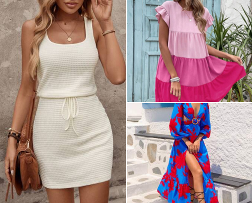 SHEIN Dresses👗 cover photo collage