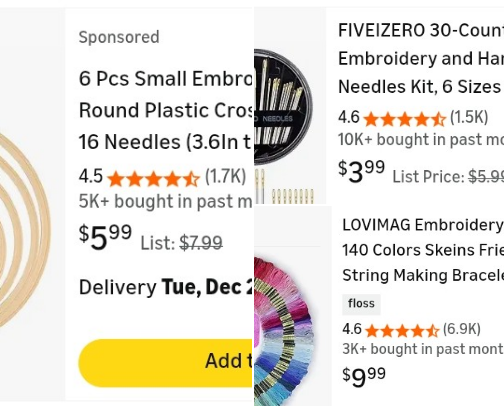 Tools & Materials Needed for Embroidery 🪡 cover photo collage