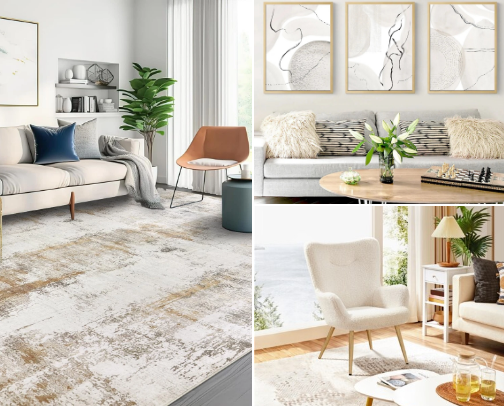Interior Designer Secrets: How to Arrange Your Home for a Luxury Minimalist Look cover photo collage
