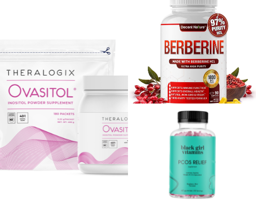 pcos supplements cover photo collage
