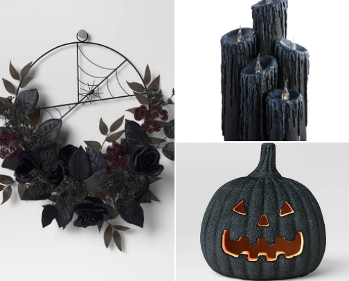 Black Timeless Chic Halloween cover photo collage