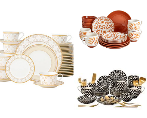 Dinnerware & Fine Dining cover photo collage