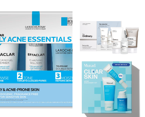Best Skincare Kits For Oily and Acne Prone Skin cover photo collage