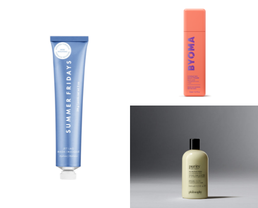 My current skincare routine for glowy skin cover photo collage