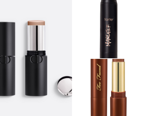 Bronzers & contour cover photo collage