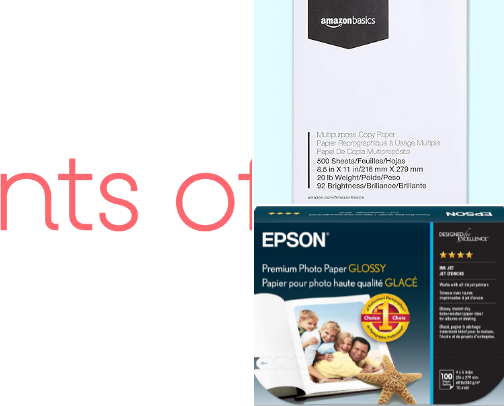 Printing cover photo collage