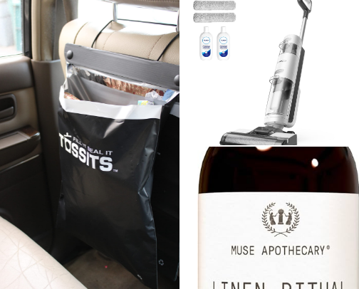 Favorite cleaning and organizational products cover photo collage