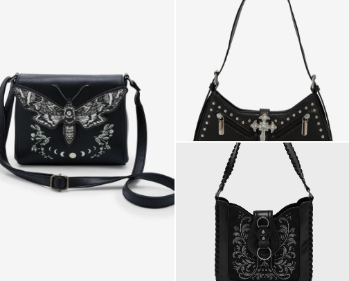 Alt-girl purses/bags cover photo collage