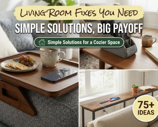 Small Fixes That Transformed My Living Room 🛋️ cover photo collage