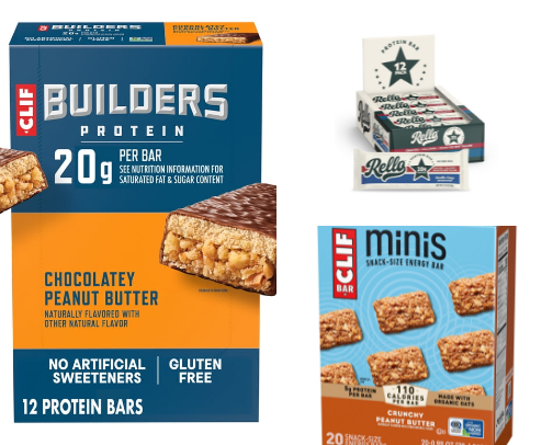 Protein Bars & Energy Bars Worth Stashing in Your Bag (and Hiding From Everyone Else) cover photo collage