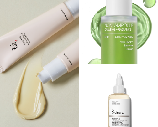 Affordable skincare that work ✨️ cover photo collage