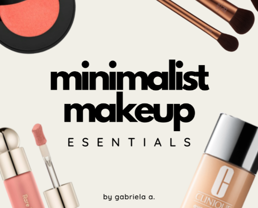 Minimalist Makeup Essentials 💄 cover photo collage